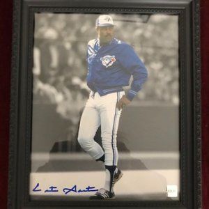 FRAMED TORONTO BLUE JAYS COJO HOLOGRAM Autographed Picture CITO GASTON